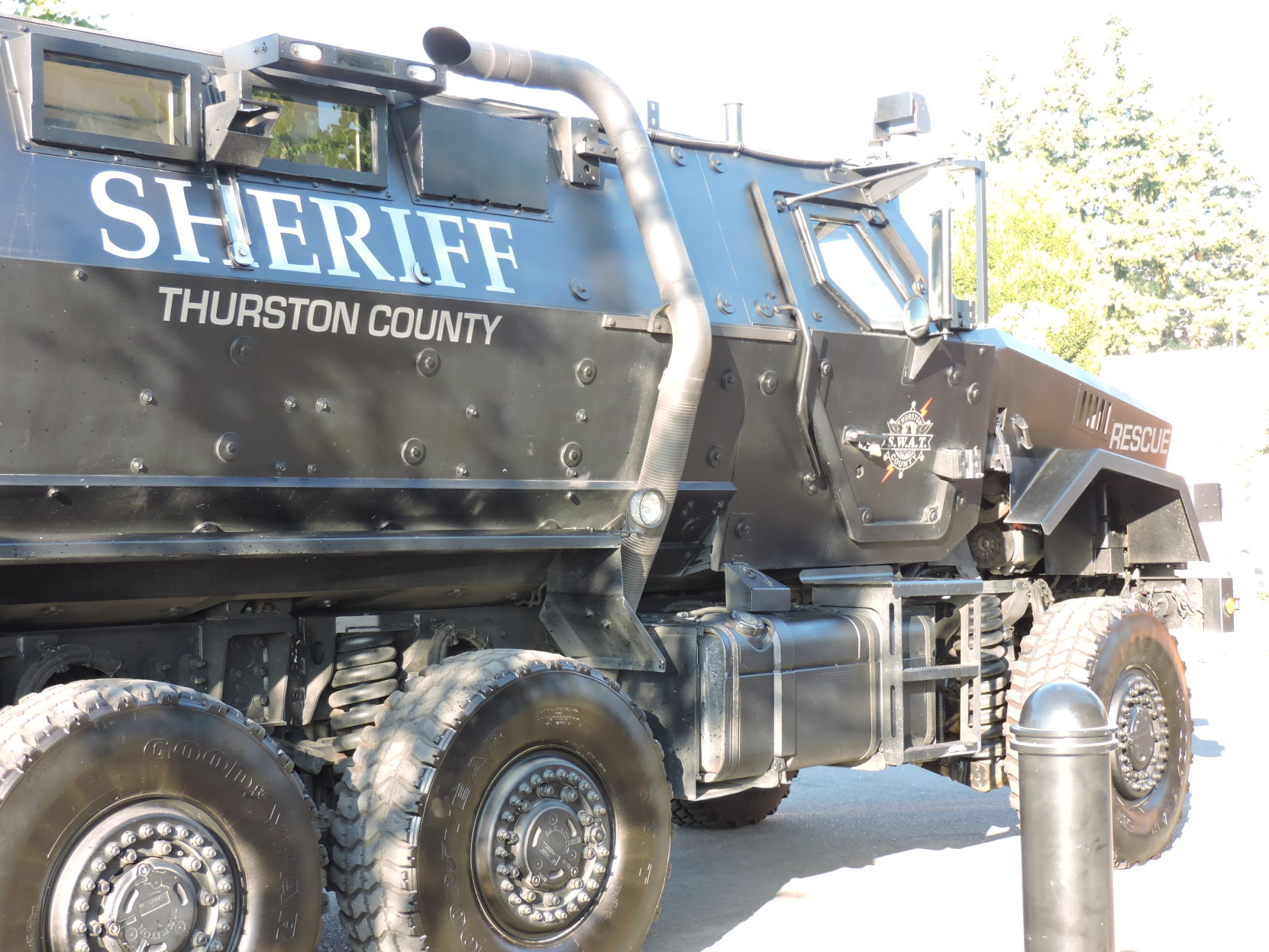 Emergency Responders Greet the Public During National Night Out at Yelm City Park